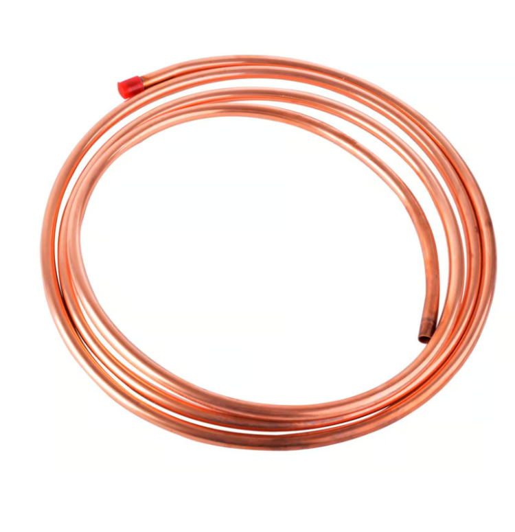 Tubo rollo flexible cobre 1/2" pulgadas 3 metros
