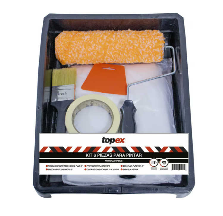 Kit para Pintar 6 Piezas Completo Primera Mano