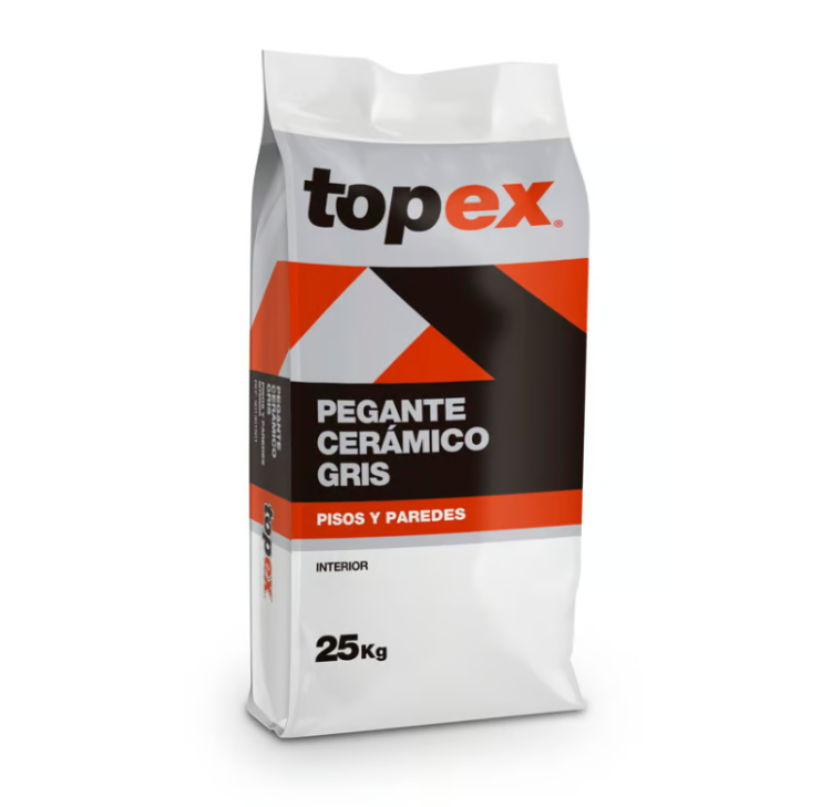 Topex cerámico gris 25 kilos