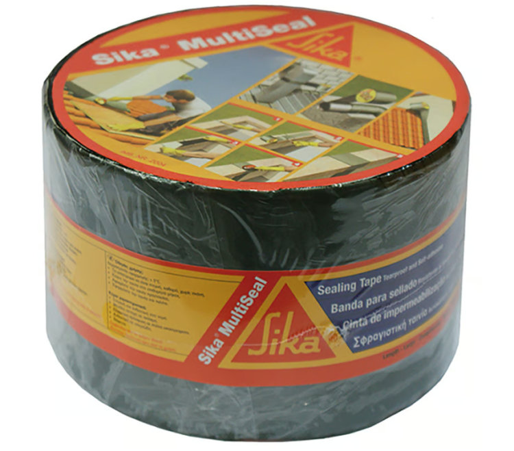 Cinta Multiseal Bituminosa Autoadhesiva Impermeabilizante 10 1.2mm 10cmx10m Sika