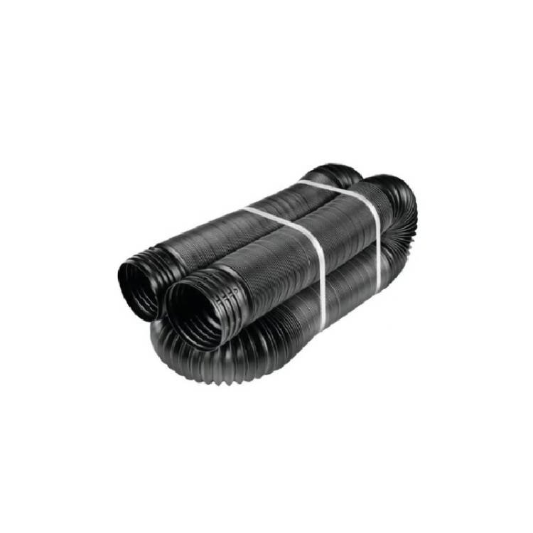Tubería de Drenaje Sólida Flexible 4 Pulgadas X 7.62 M